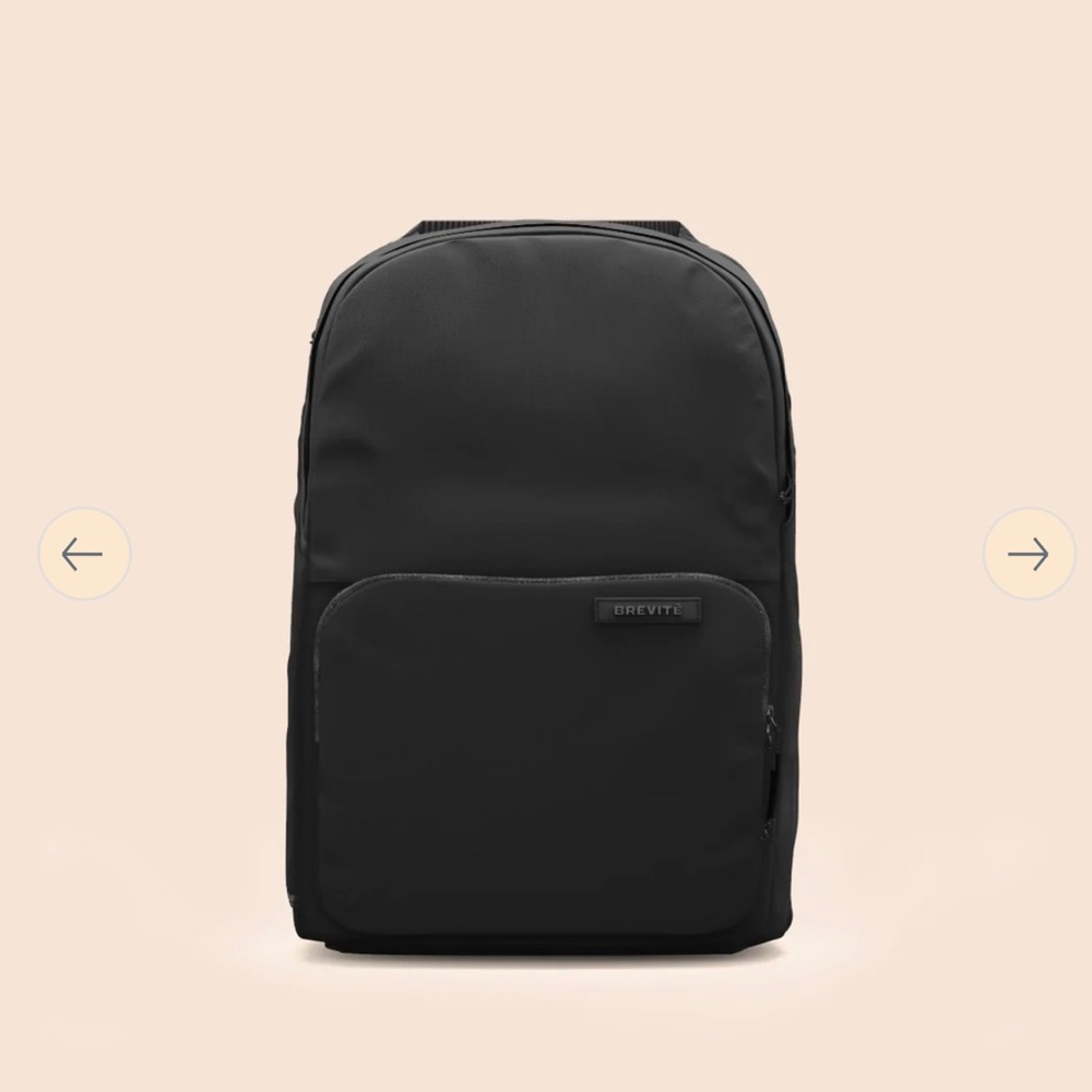 NWT Brevite Everyday Backpack - Triple Black